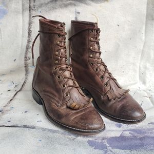 Just roper boots brown size 7